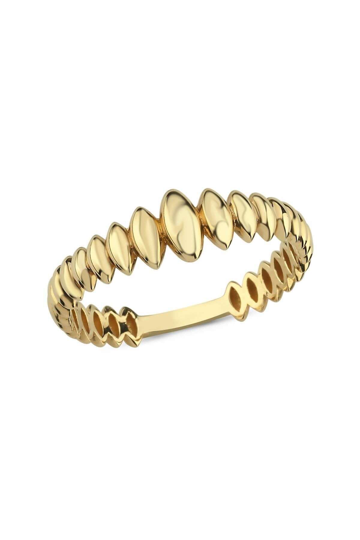 14 Ayar Altın Kadın Fantazi Yüzük