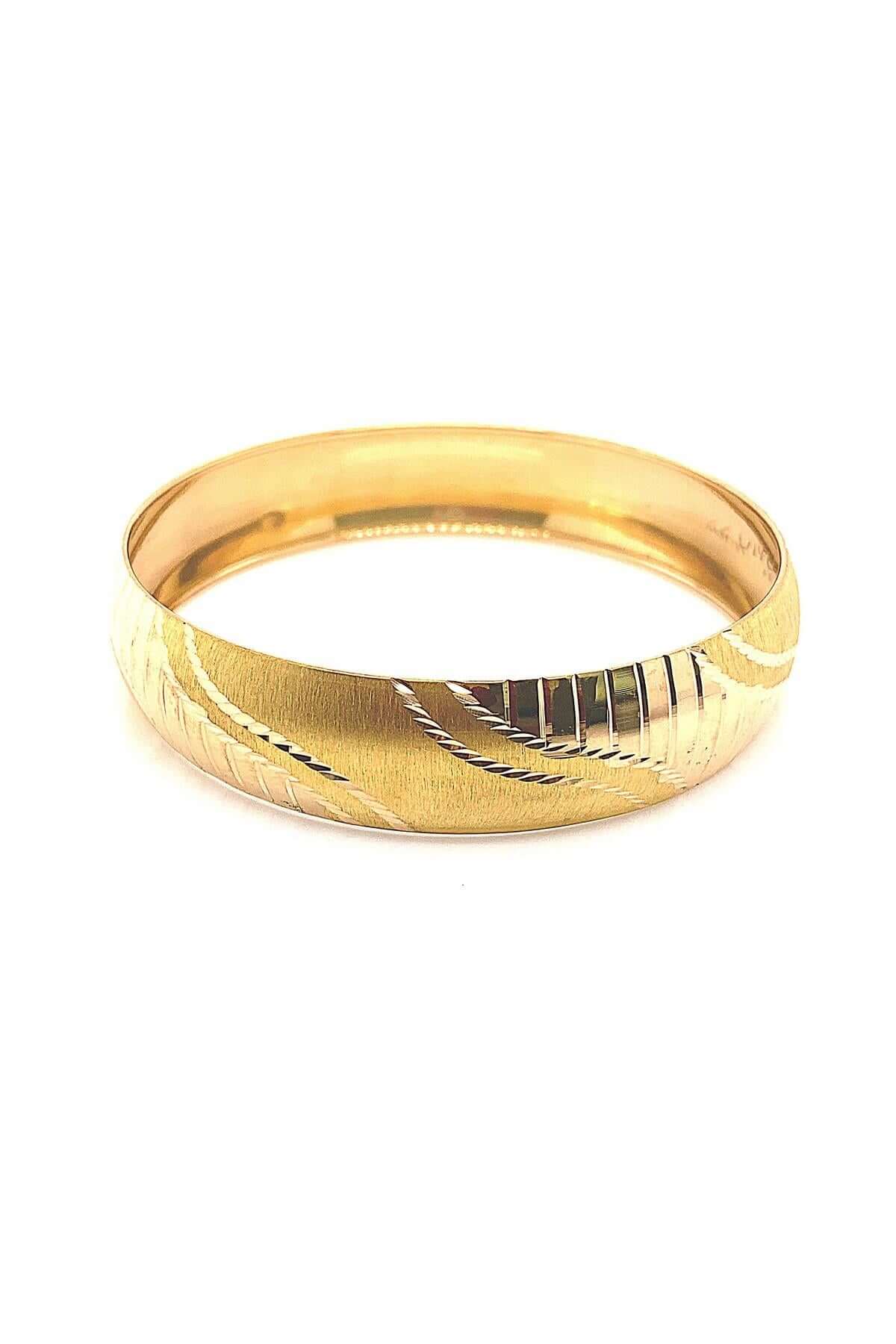 22 Ayar Altın 14 Gr Yatırımlık Kadın Bilezik