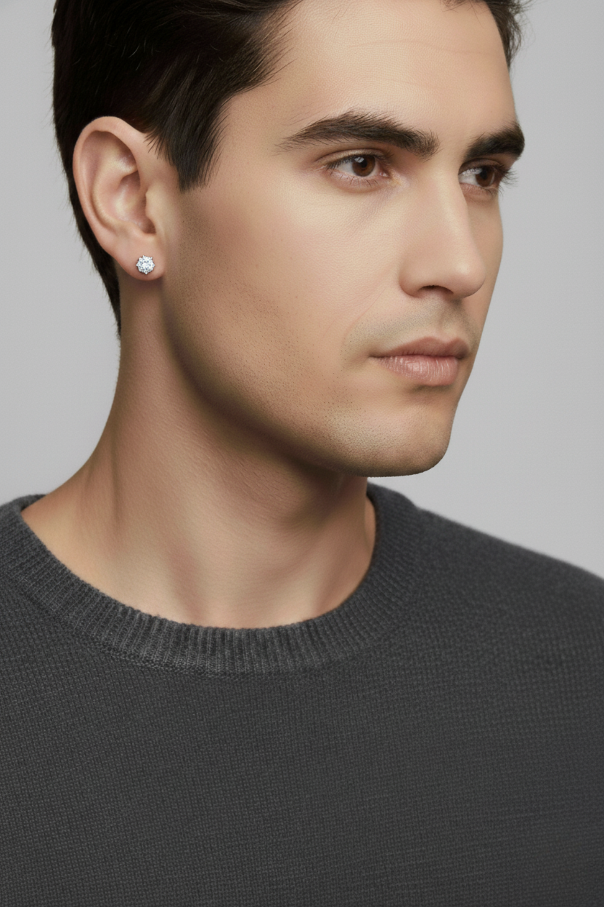 Tiffany Tırnak Tektaş Küpe