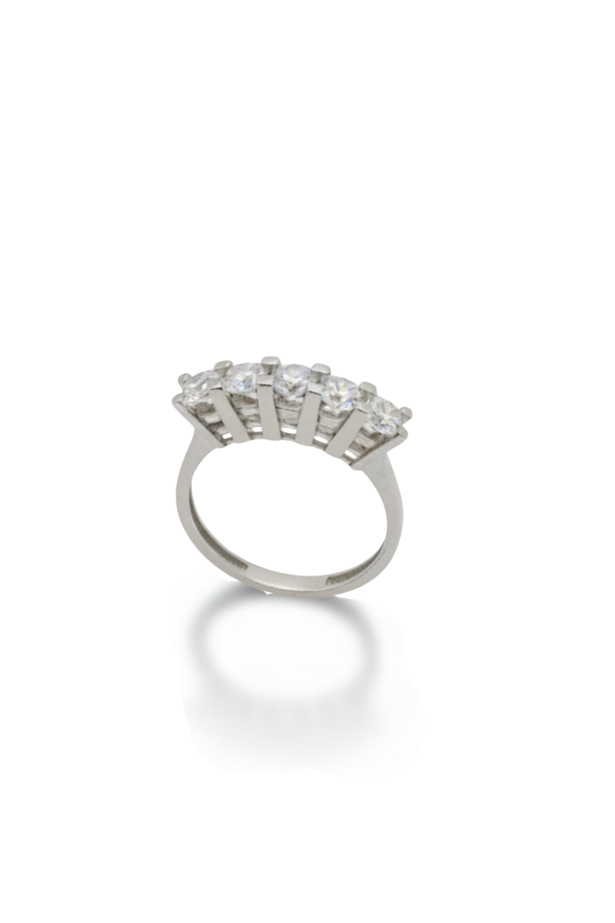 14 Ayar Altın Kare Tırnak Beştaş Yüzük