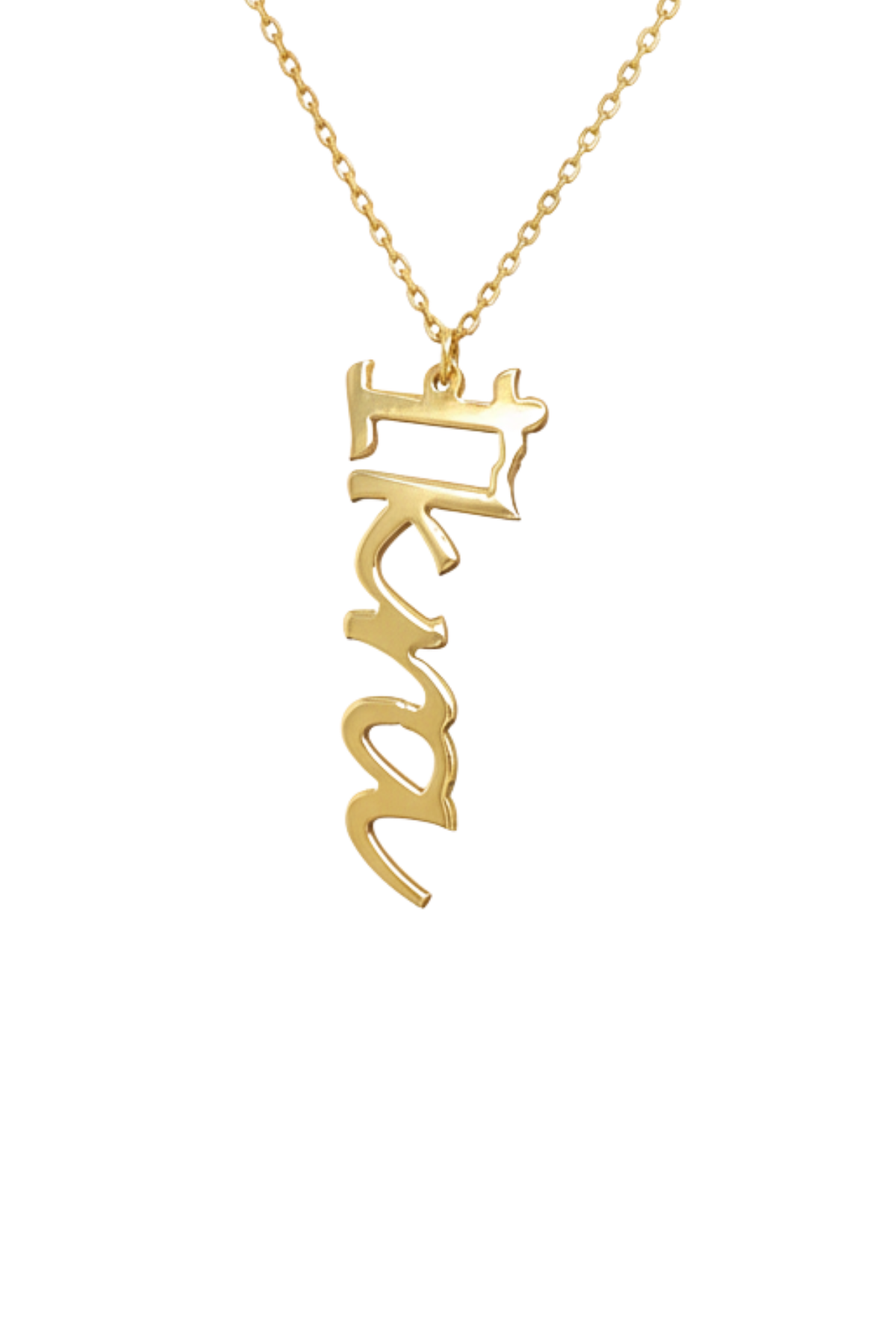 14 Ayar Altın İsim Kolye