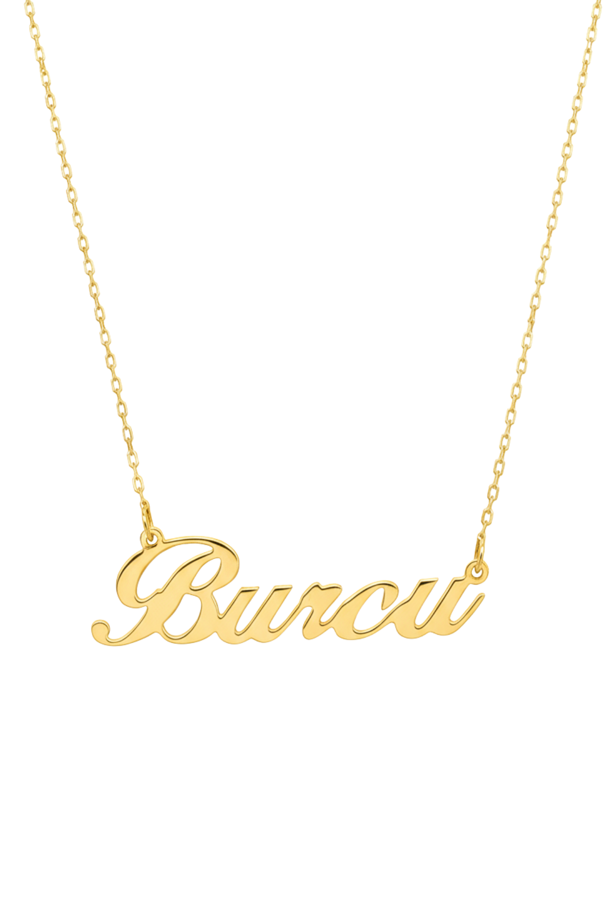 14 Ayar Altın İsim Kolye