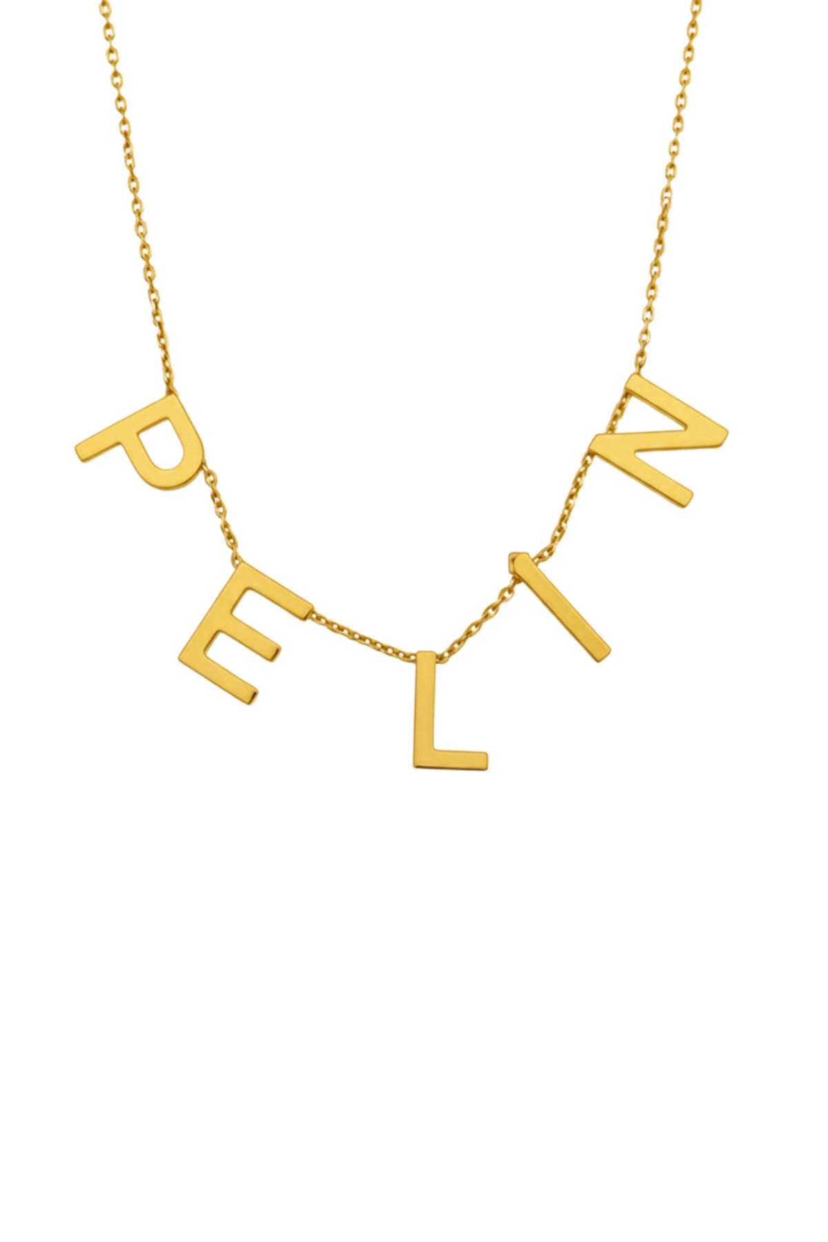 14 Ayar Altın İsim Kolye