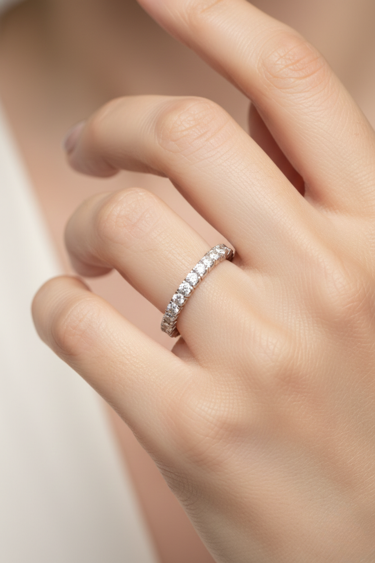 14 Ayar Altın Taşlı Tamtur Yüzük