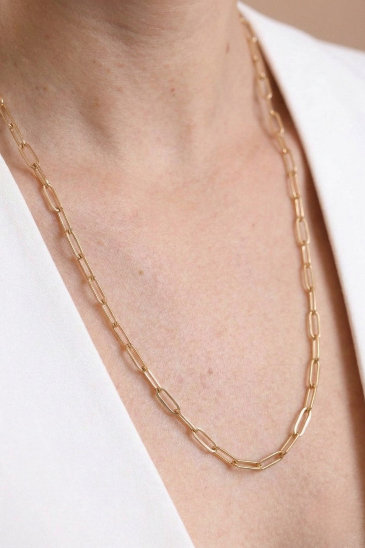 14 Ayar Altın Ataç Zincir Kolye