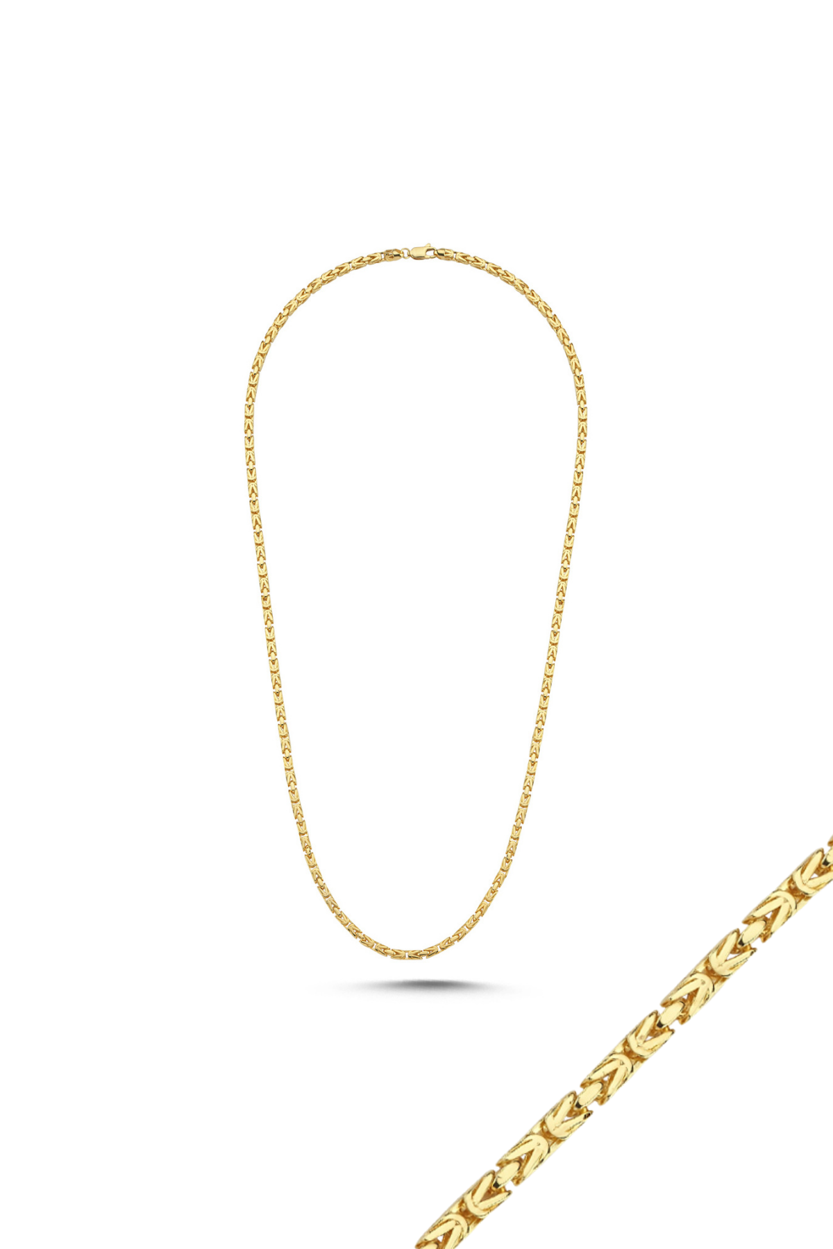 14 Ayar Altın Kral Zincir