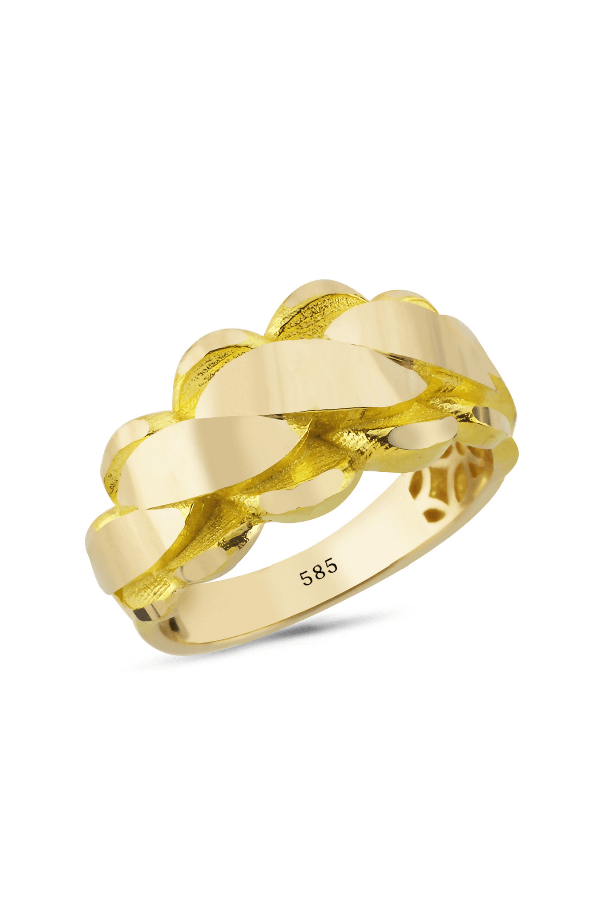 14 Ayar Altın Burma Yüzük