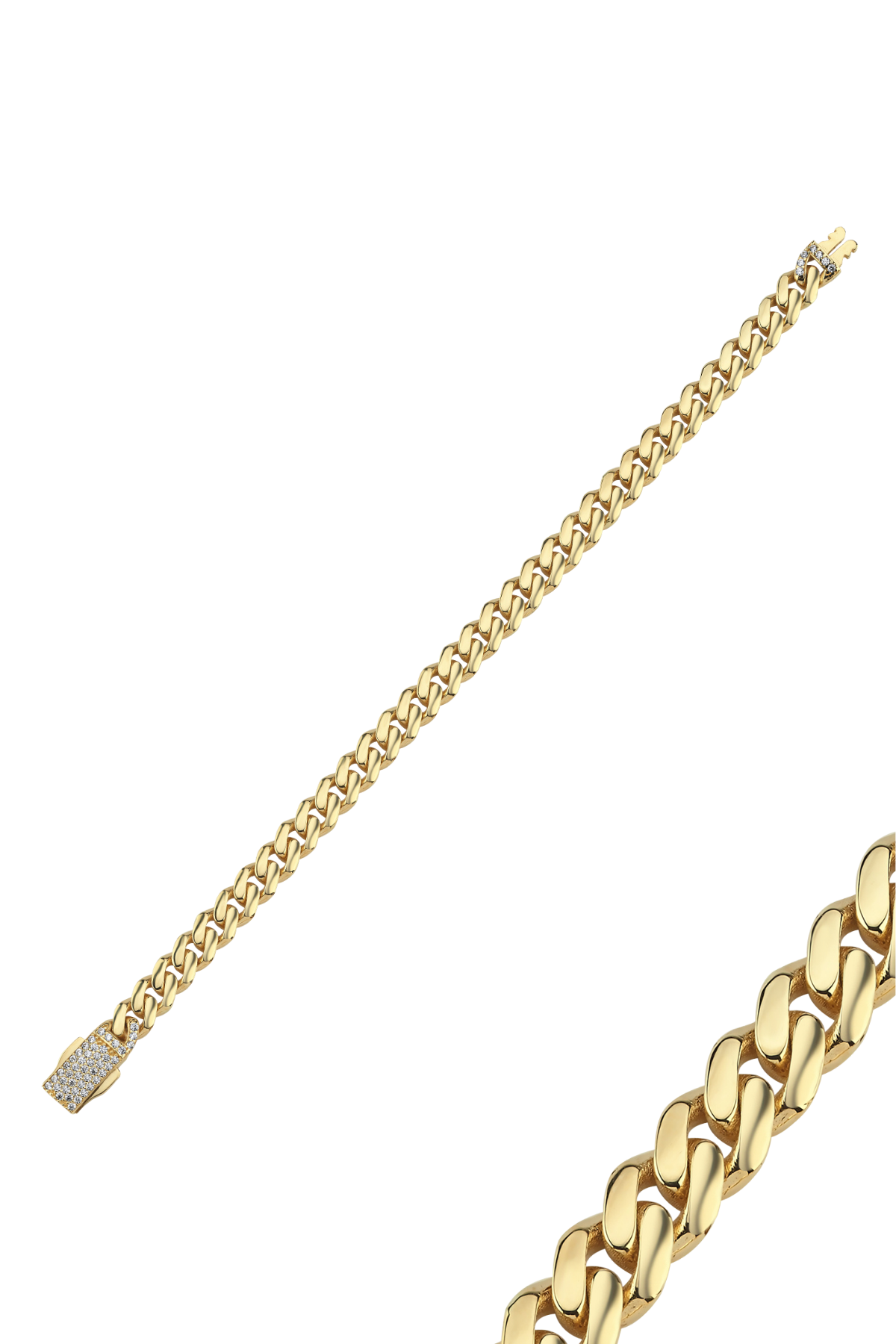 14 Ayar Altın Gurmet Taşlı Bileklik