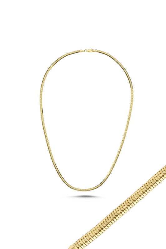 14 Ayar Altın Erkek Balık Sırtı Zincir