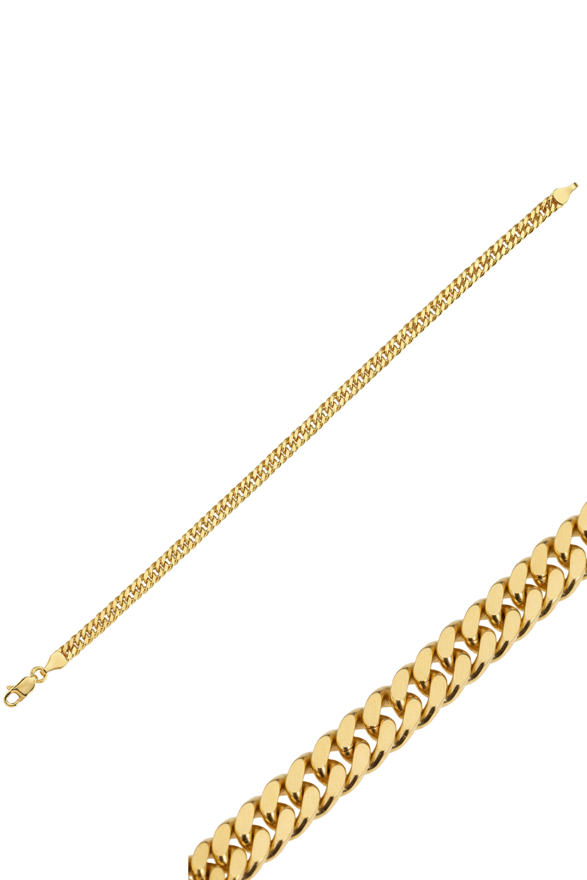 14 Ayar Altın Gurmet Zincir Bileklik