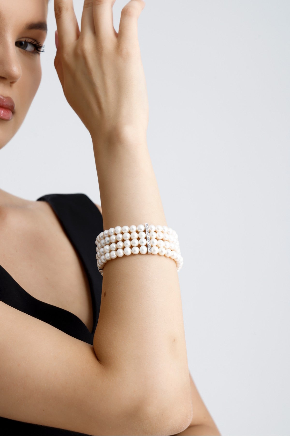 Parçalı Doğal İnci Bileklik