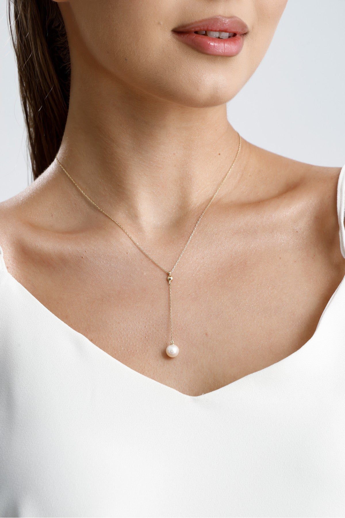 Tatlı Su Doğal İnci Kolye