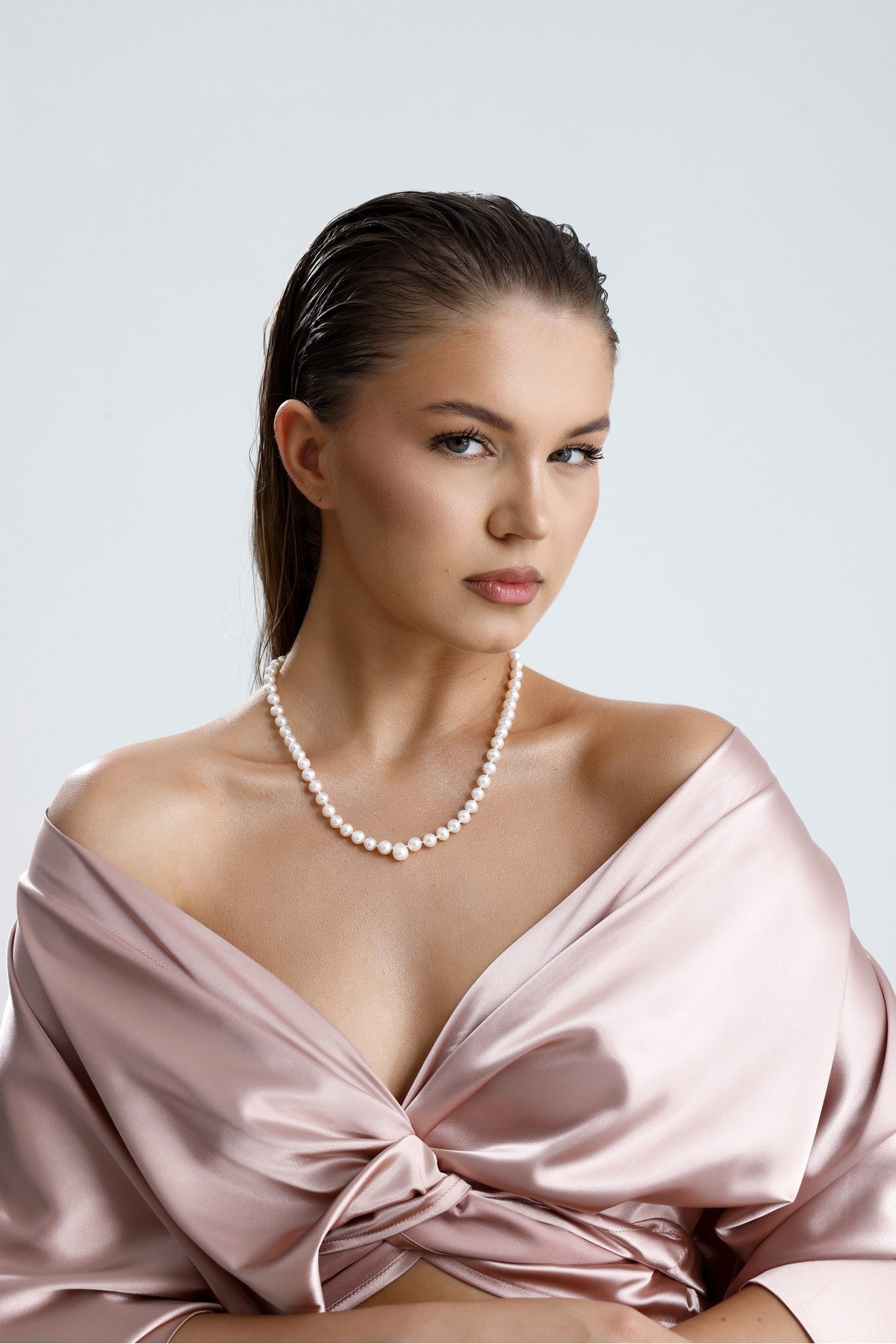 Beyaz Damla İnci Kolye