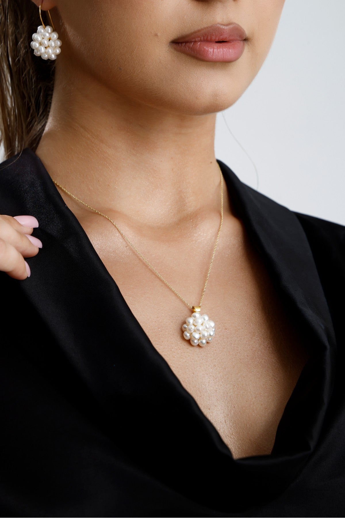 Prenses Model Doğal İnci Kolye