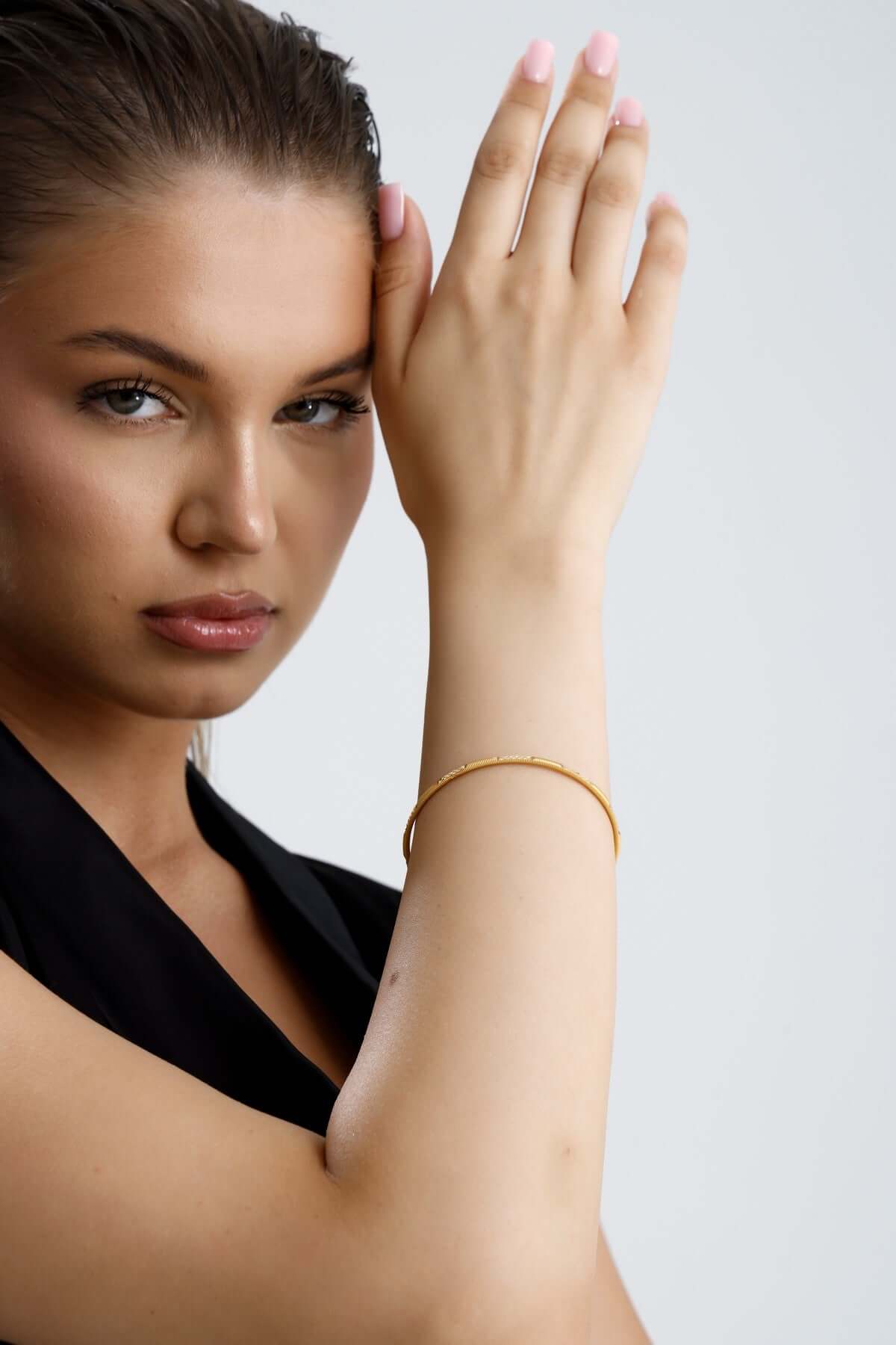 22 Ayar Altın Kalem Ajda Bilezik