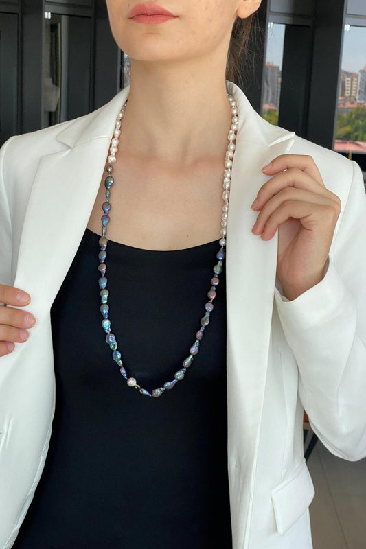 Barok Doğal İnci Kolye