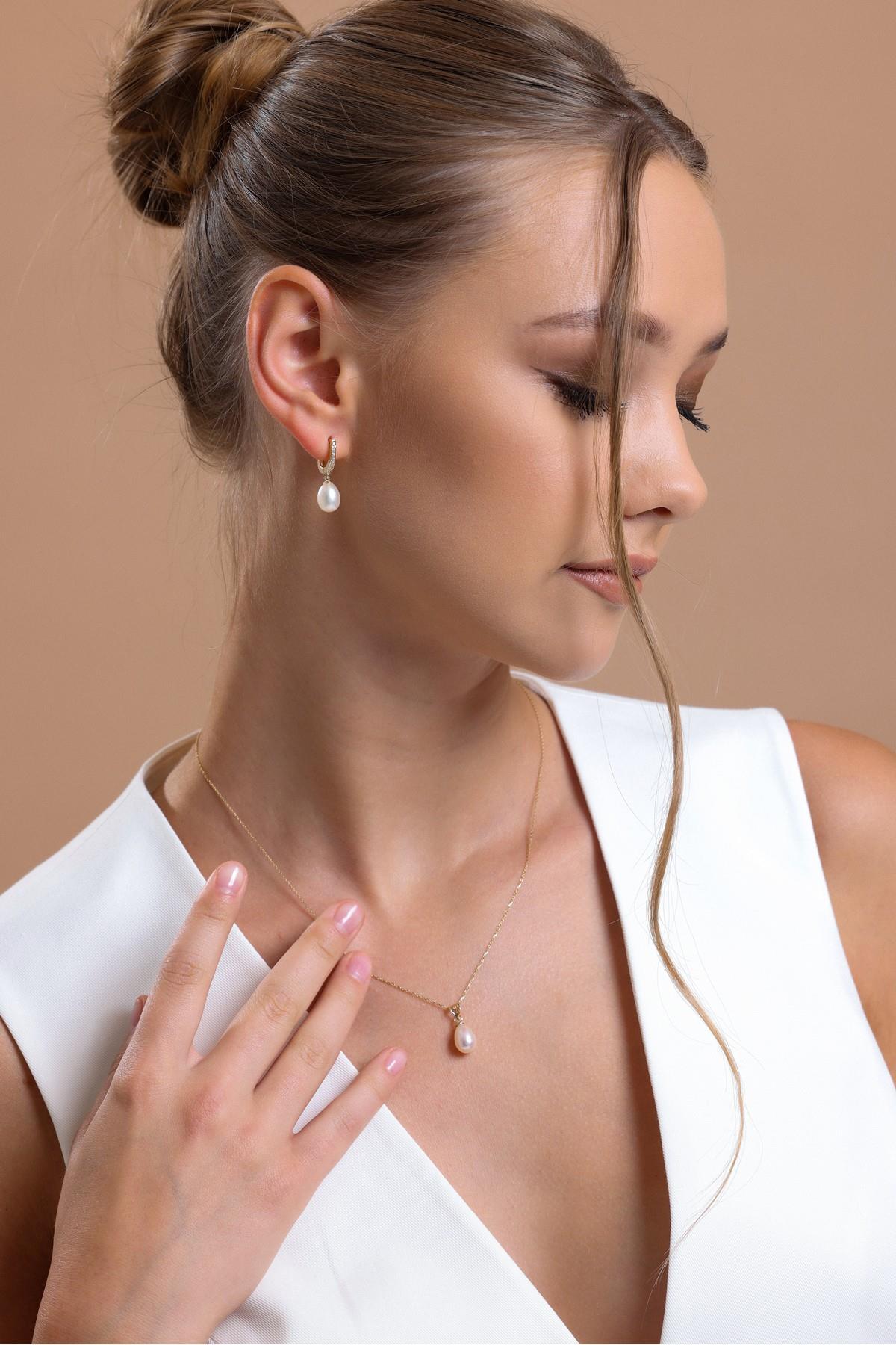 Damla Doğal İnci Kolye