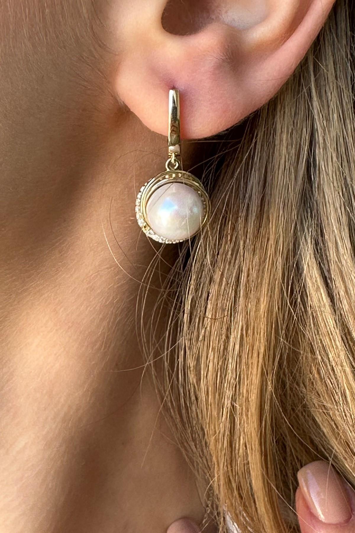 Doğal İnci Küpe Kolye Yüzük Üçlü Set