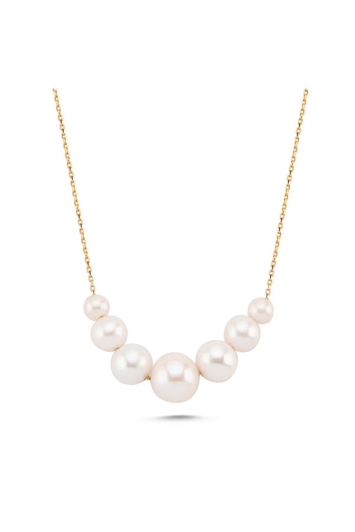 Süzme Doğal İnci Kolye