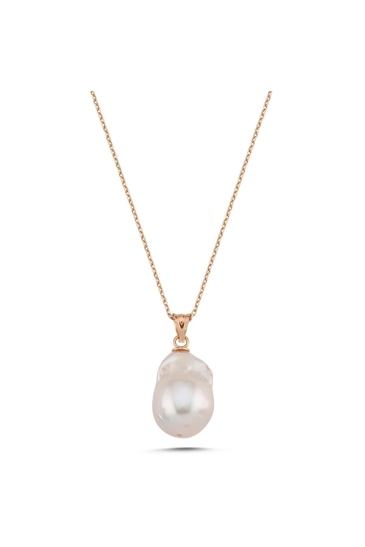 Barok Doğal İnci Kolye