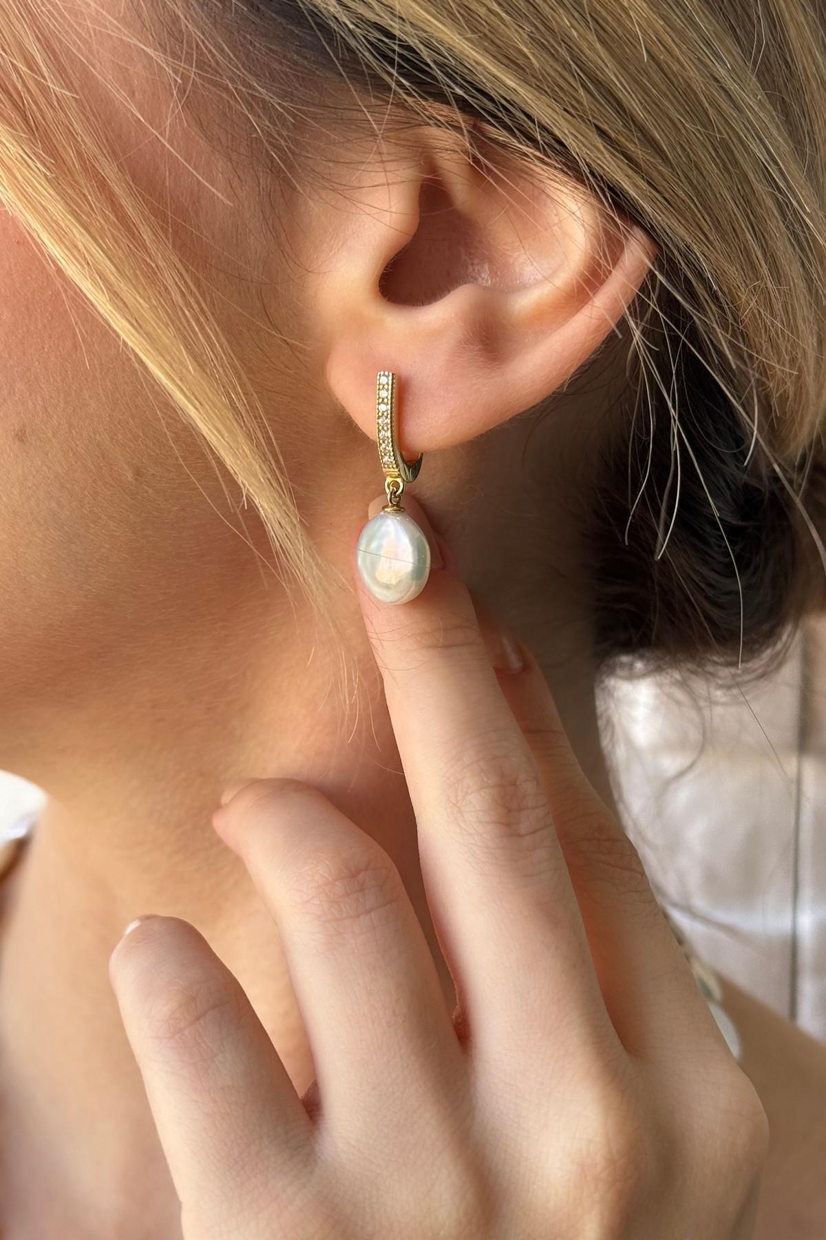 Para İnci Kolye Bileklik Küpe Üçlü Set