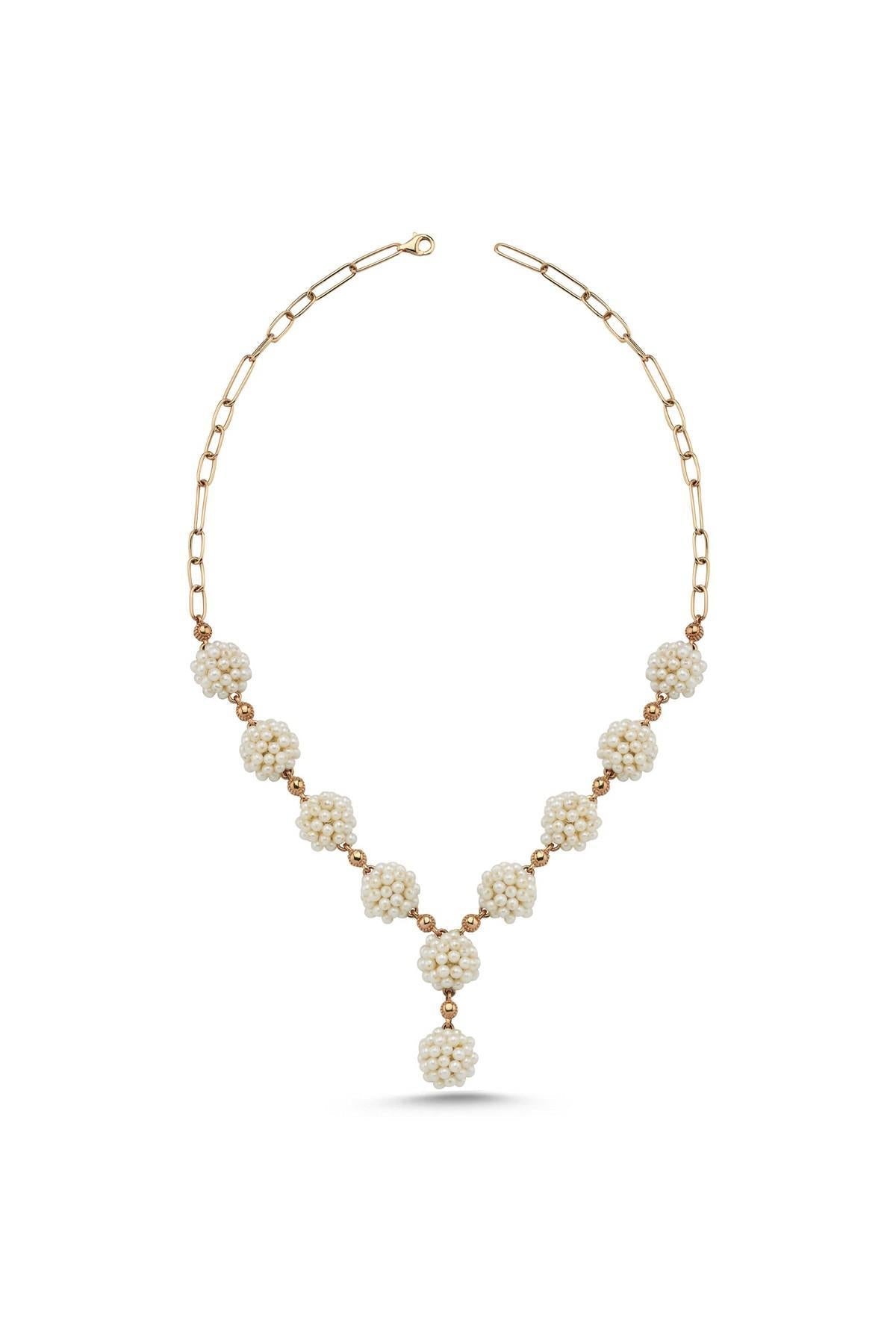 Prenses Model Doğal İnci Kolye