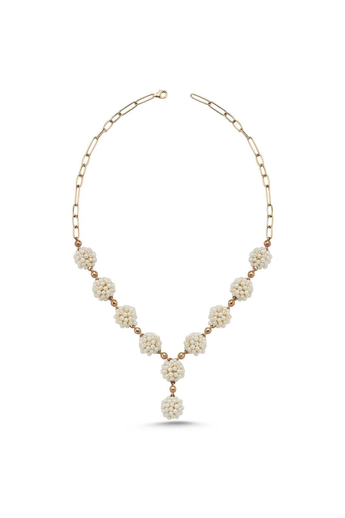 Prenses Model Doğal İnci Kolye