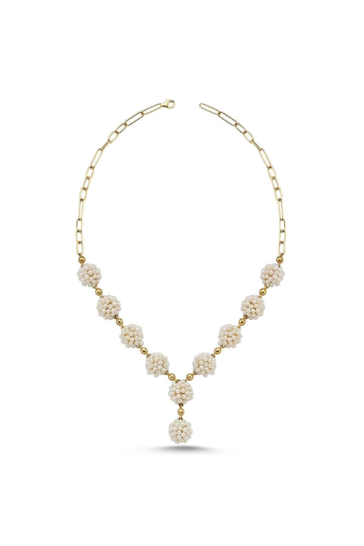 Prenses Model Doğal İnci Kolye