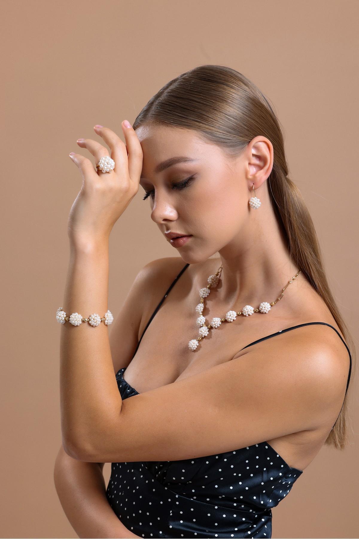 Prenses Model Doğal İnci Kolye