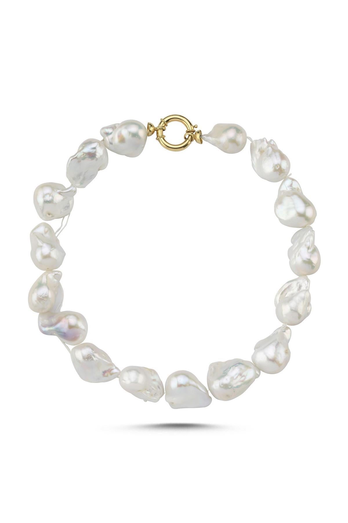 Barok Doğal İnci Kolye