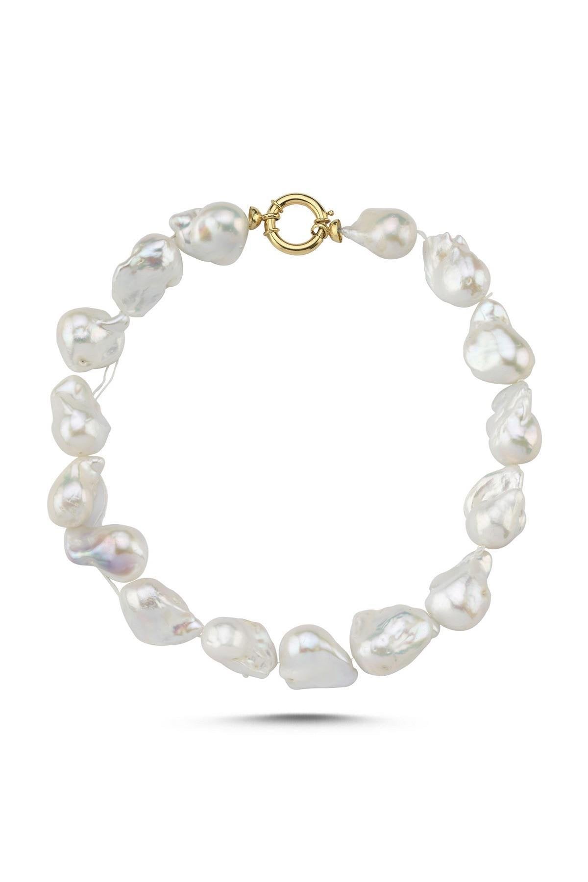 Barok Doğal İnci Kolye