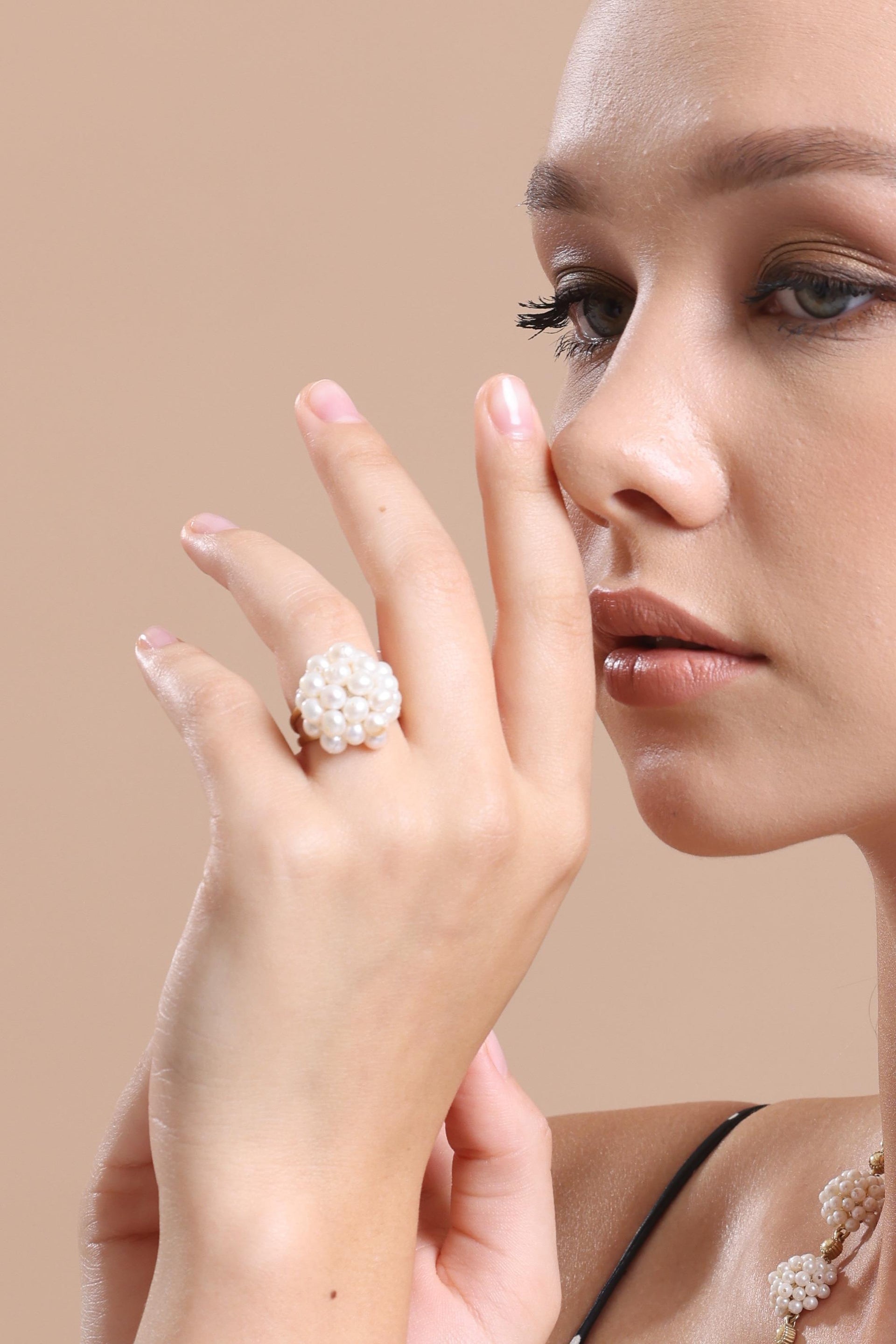 Doğal İnci Yüzük