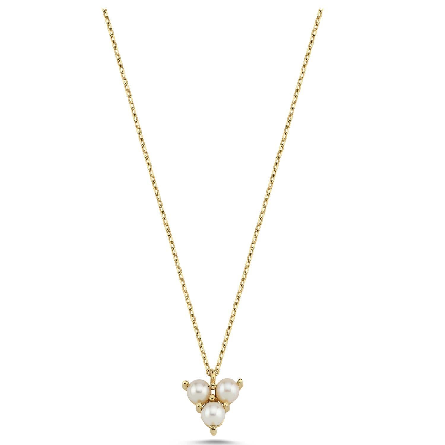 Tria Doğal İnci Kolye