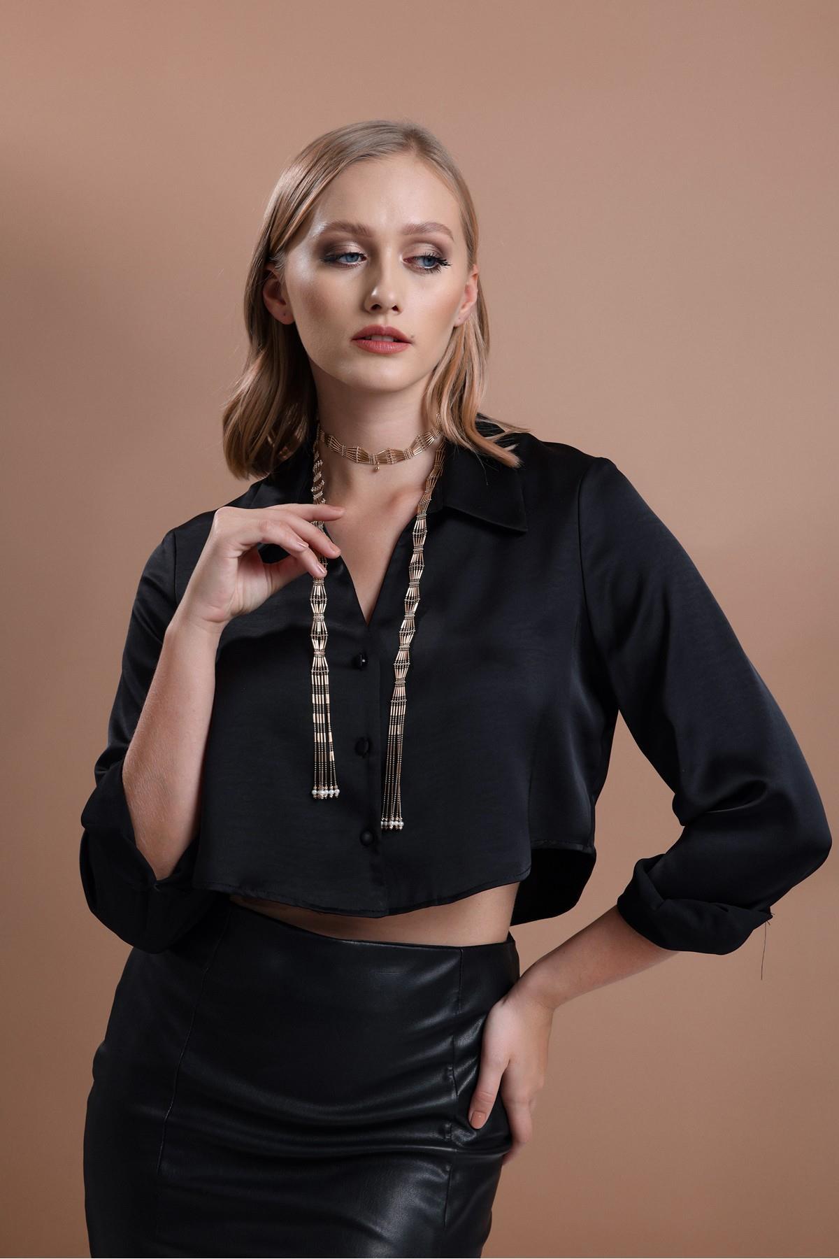 Çubuk Modelli Doğal İnci Kemer