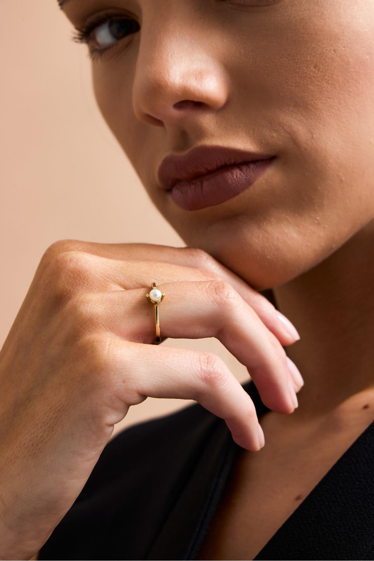 Doğal İnci Yüzük