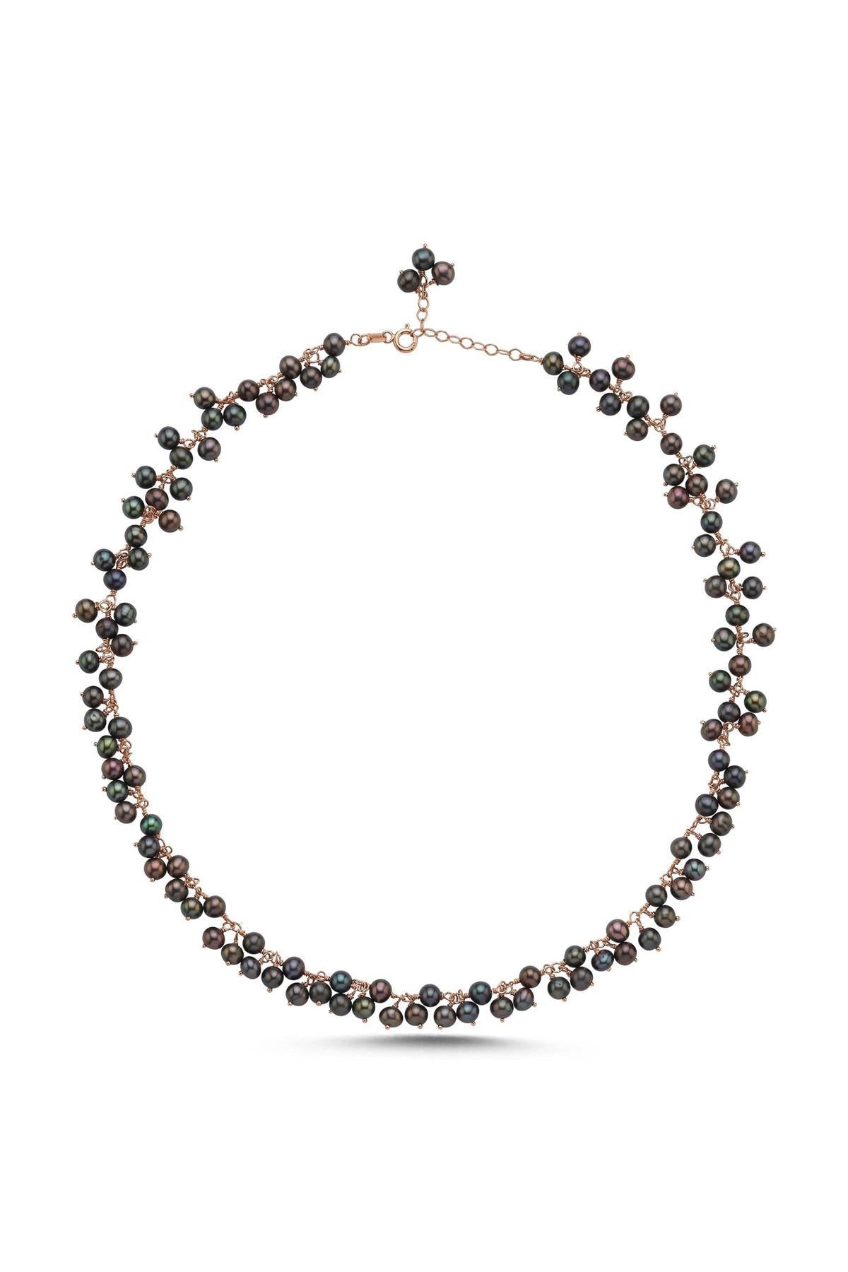 Sallantılı Doğal İnci Kolye