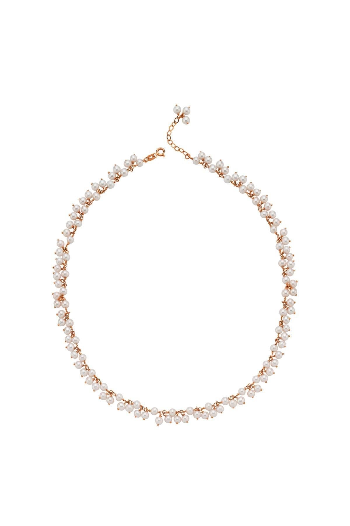 Sallantılı Doğal İnci Kolye