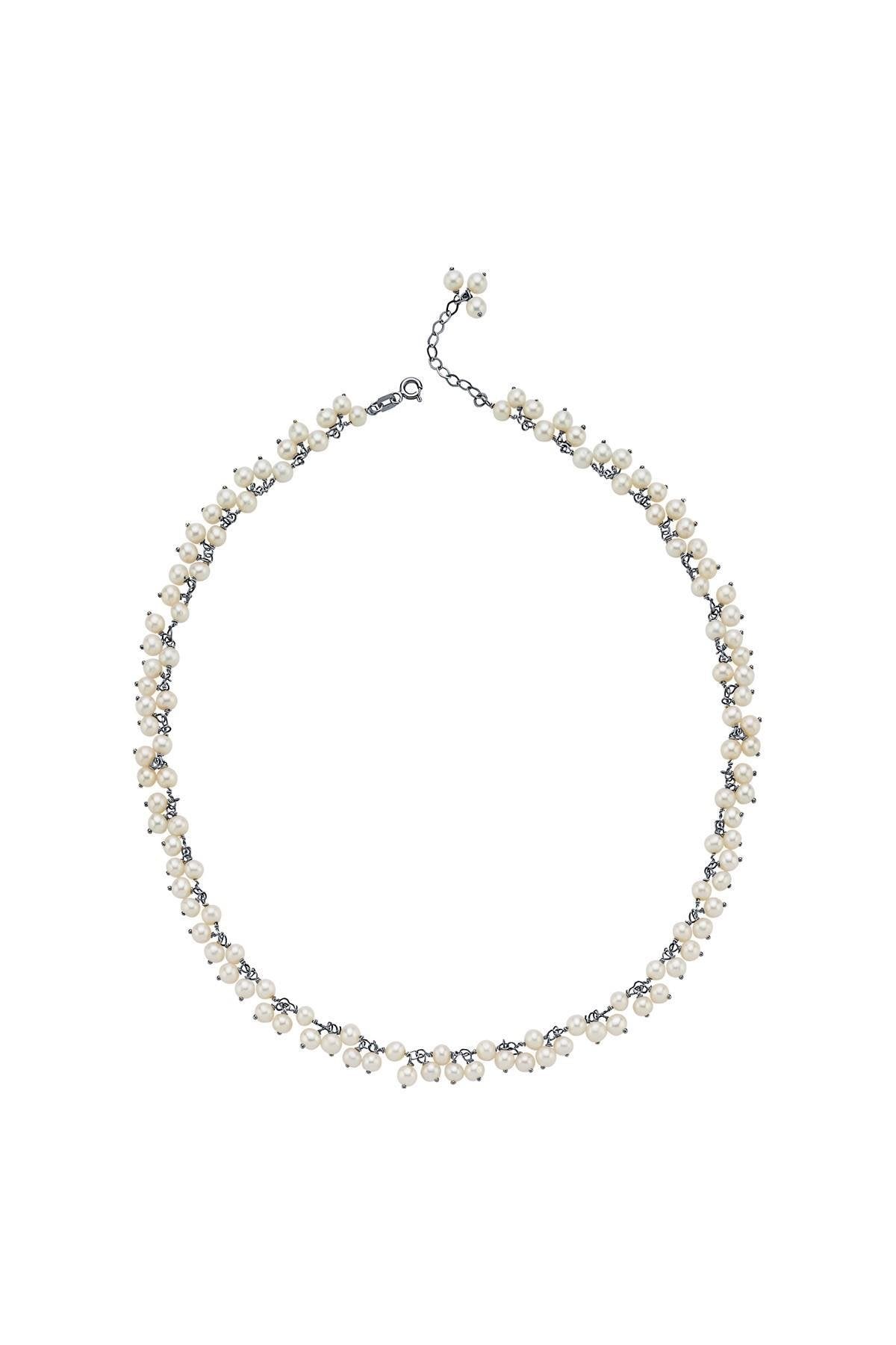 Sallantılı Doğal İnci Kolye