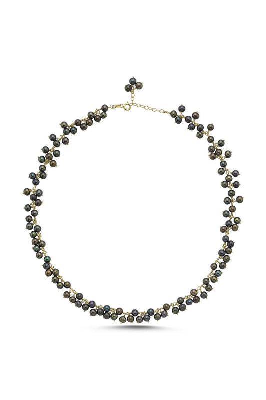 Sallantılı Doğal İnci Kolye