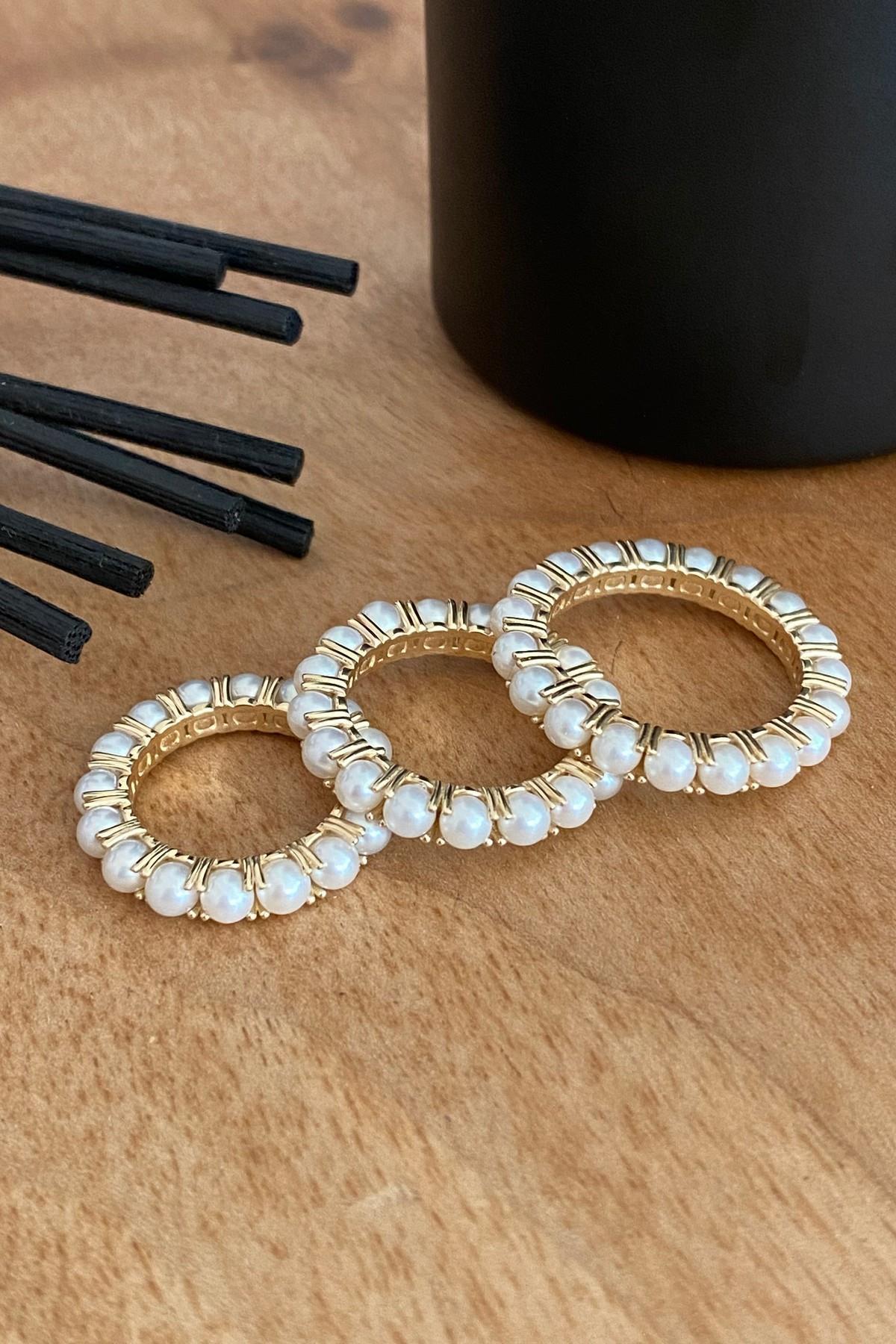 Tamtur Doğal İnci Yüzük