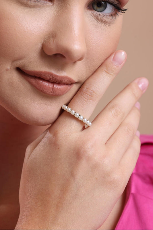 Tamtur Doğal İnci Yüzük