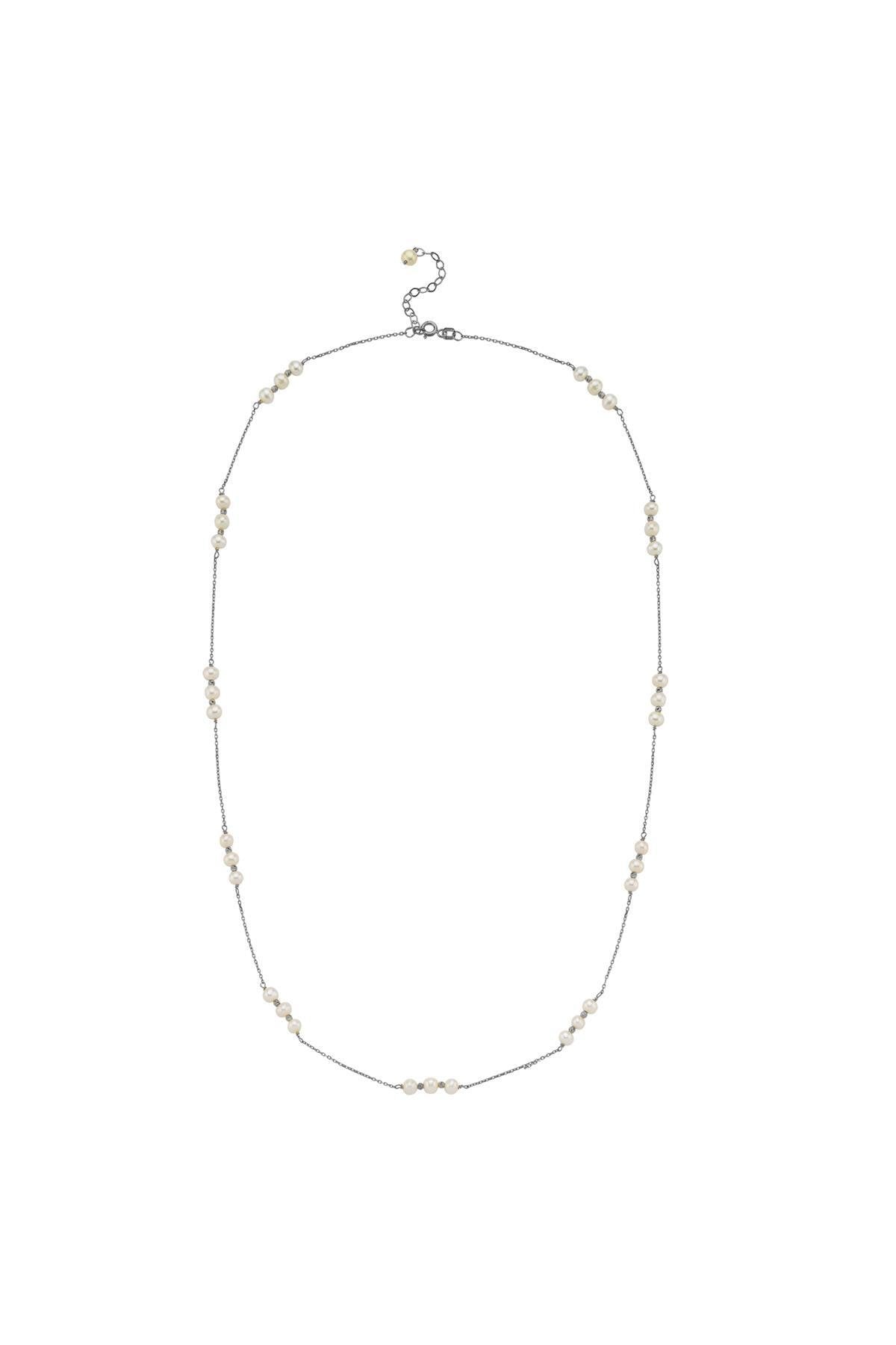 Üç Doğal İncili Dorika Toplu Kolye