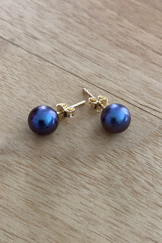 Doğal İnci Top Küpe