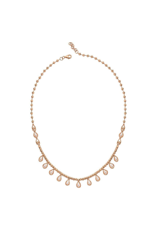 Dorika Toplu Doğal İnci Kolye