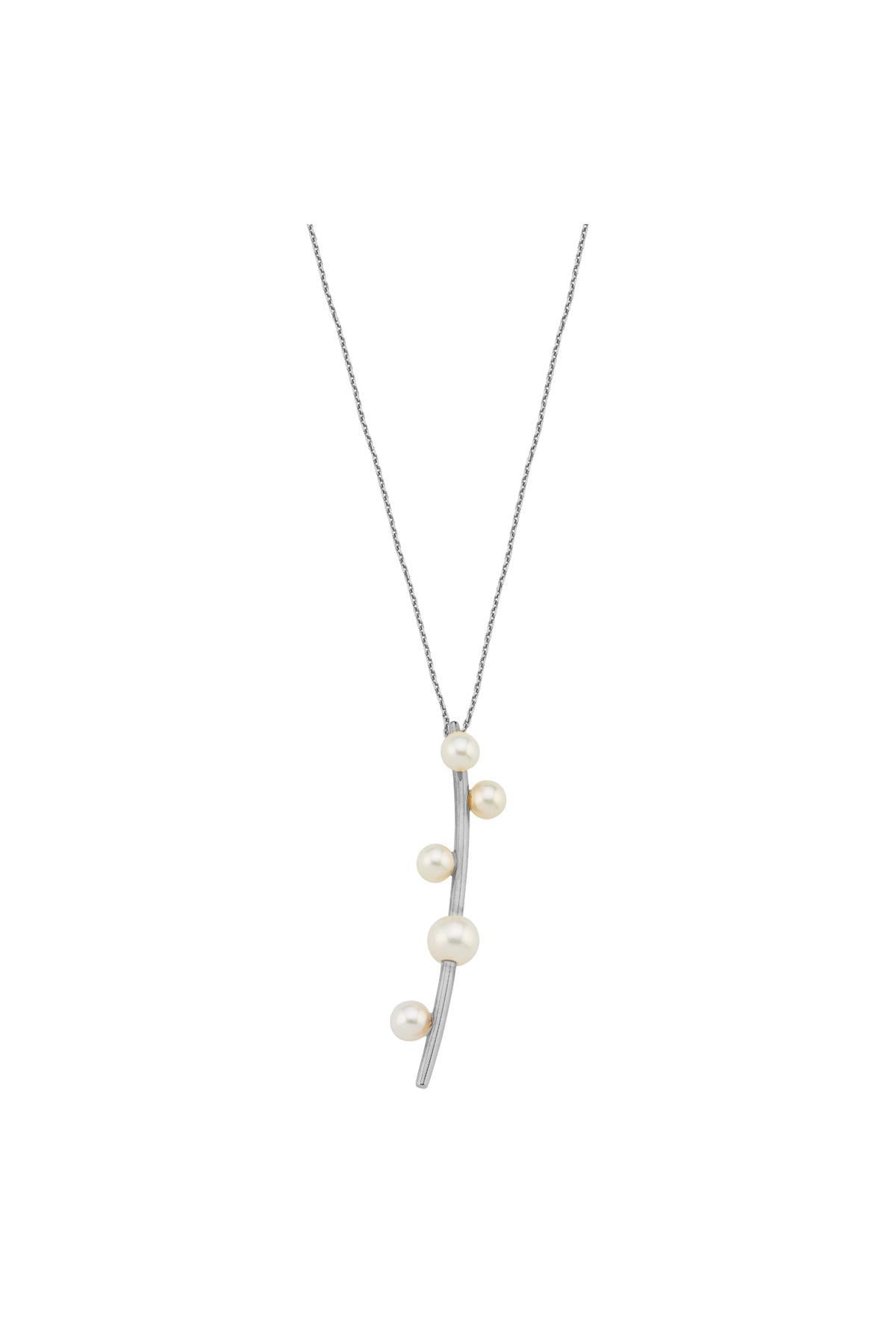 Çubuklu Tatlı Su Doğal İnci Kolye