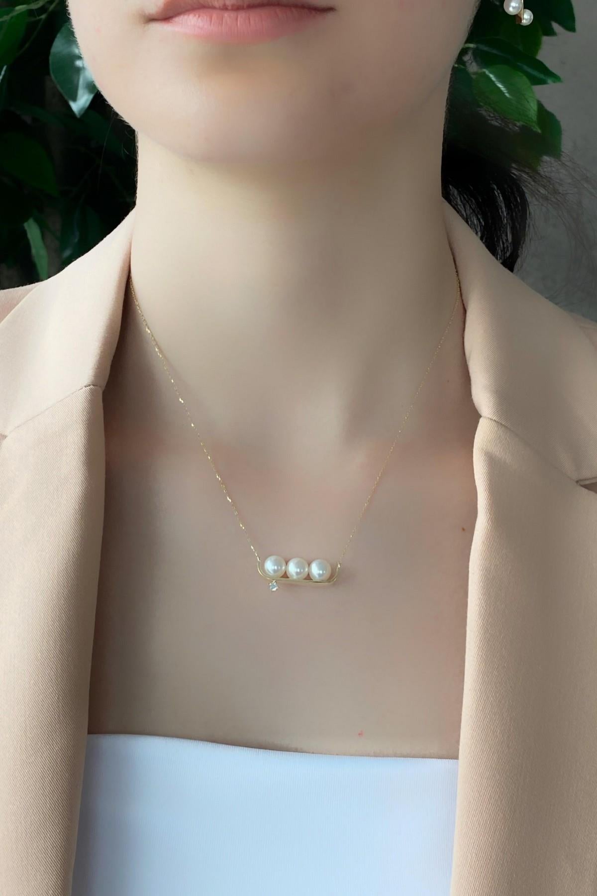 Tatlı Su Doğal İnci Kolye