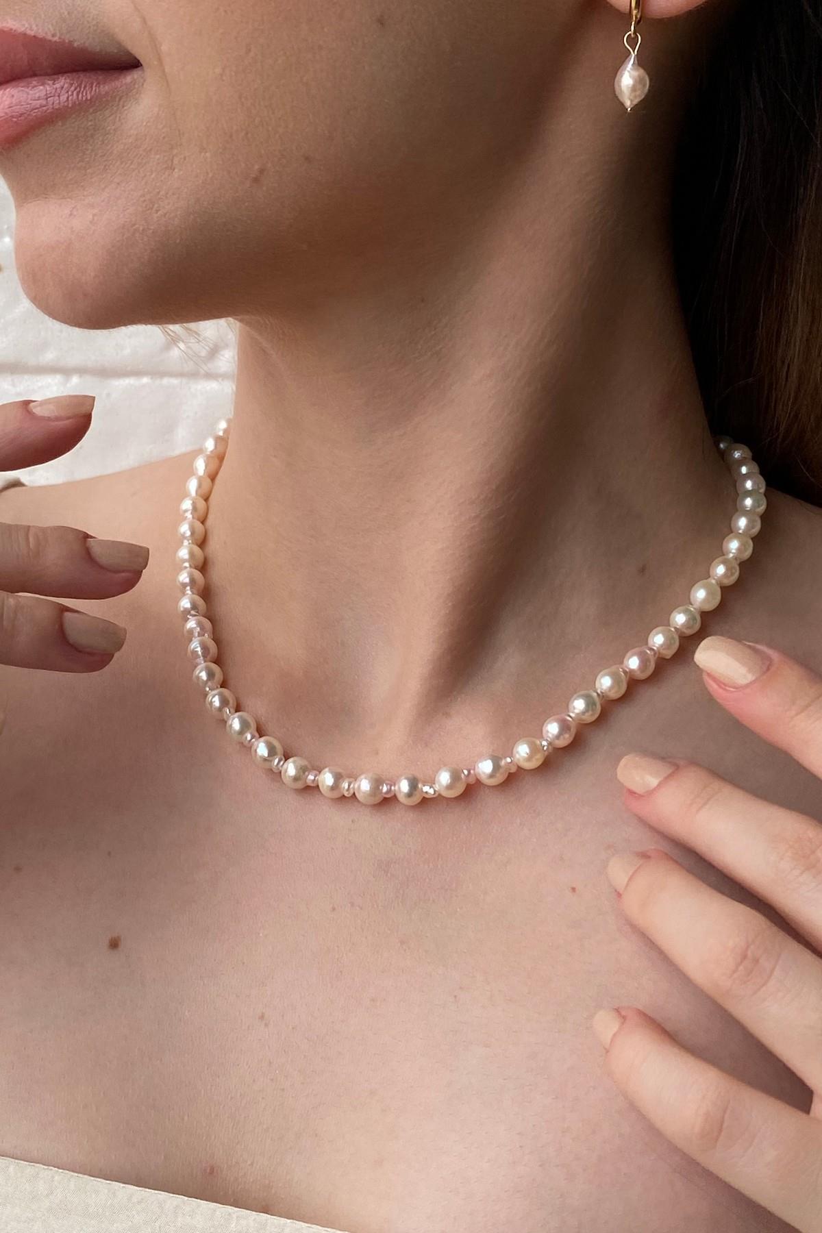 Damla Barok İnci Kolye