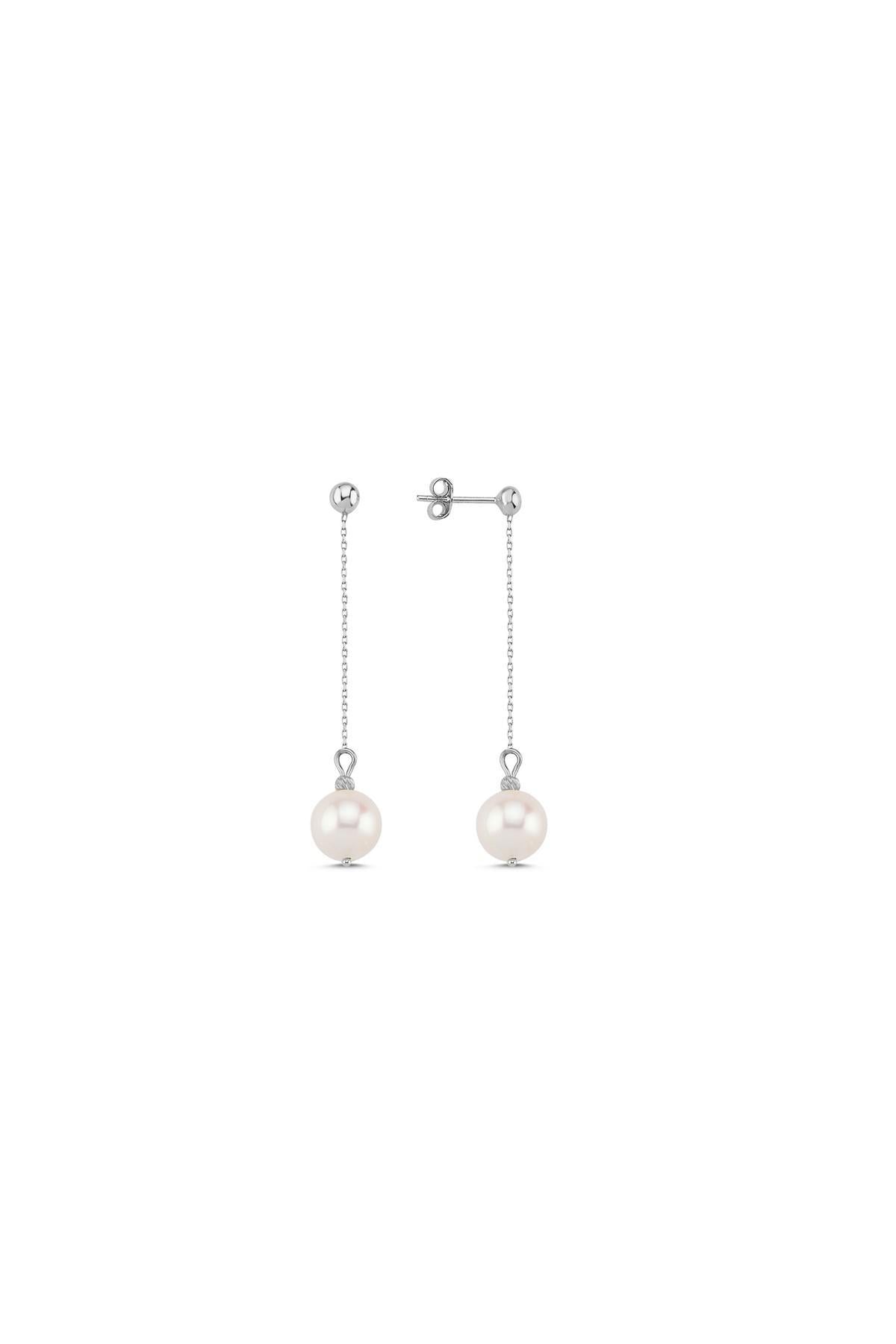 Doğal İnci Sallantılı Küpe 1