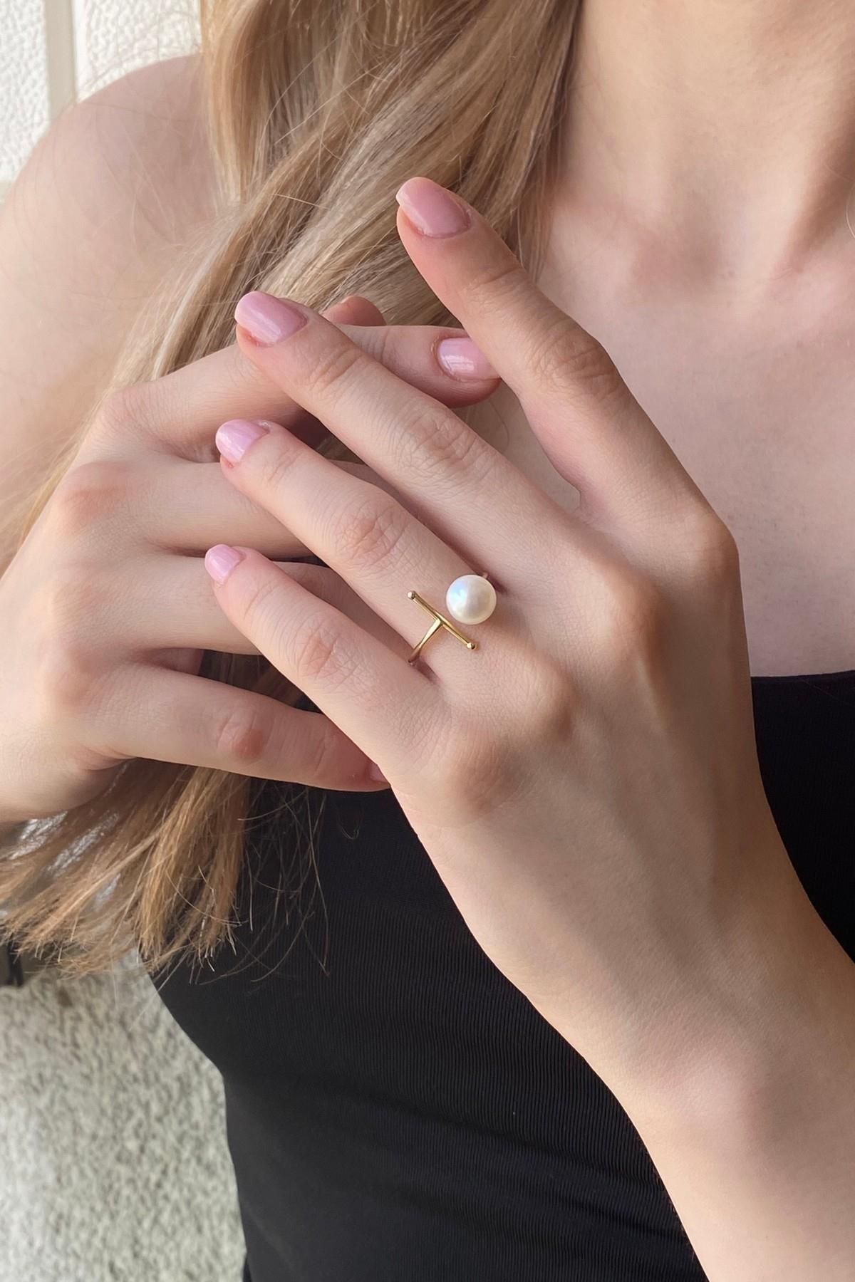 Doğal İnci Yüzük