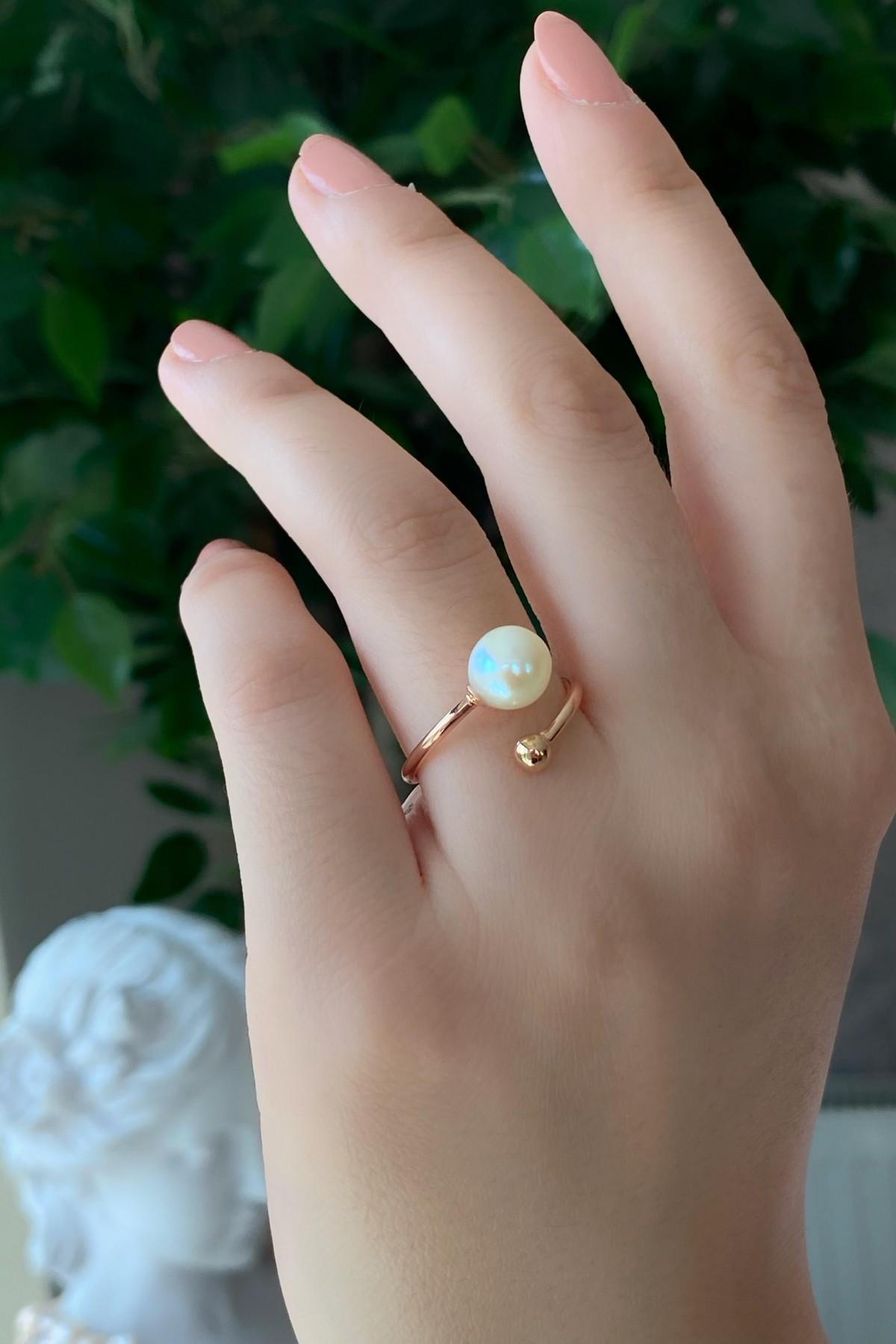 Doğal İnci Yüzük